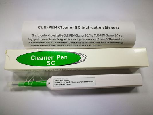 2.5mm SC/FC/ST/E2000 Fiber Optik Alet Kiti Temizleme Kalemi Tek Tıkla Fiber Temizleme Kalemi